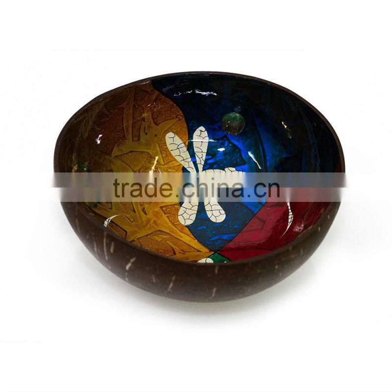 Hot selling wholesale 100% organic natural coconut bowls Vietnam