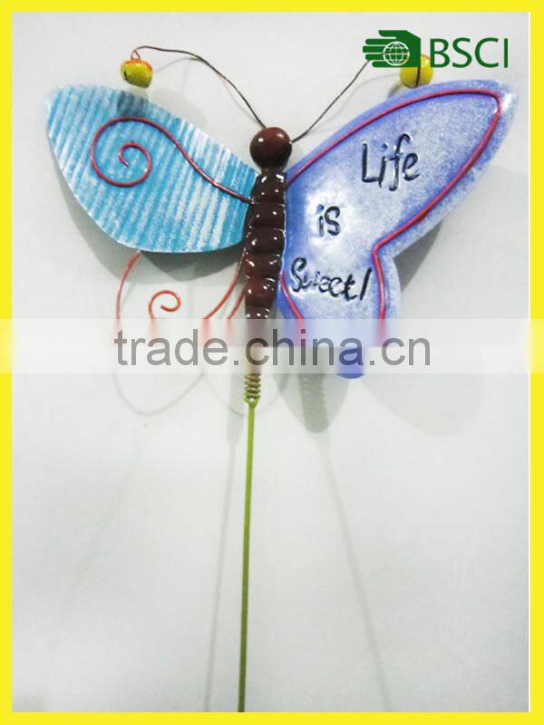 2015 new design stick handicraft garden decoration