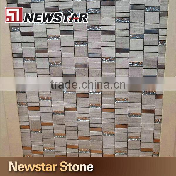 Characteristic diamond mosaic marble