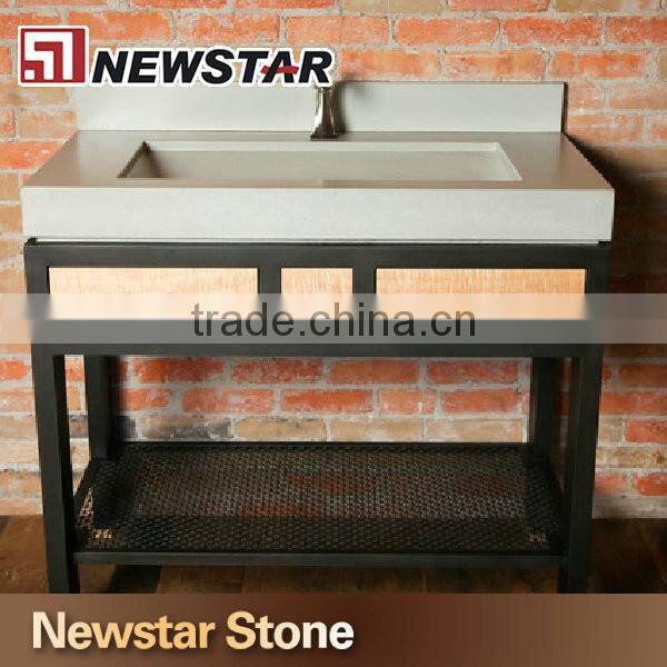 Hotel metal vanity base stainless steel vanity base