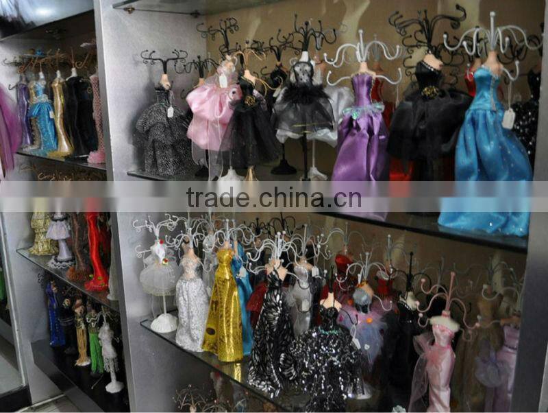 Black Velvet Jewelry Display Stand Ring Tray Necklace Tray