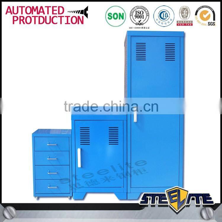 Steel filing cabinet metal locker one door red iron locker