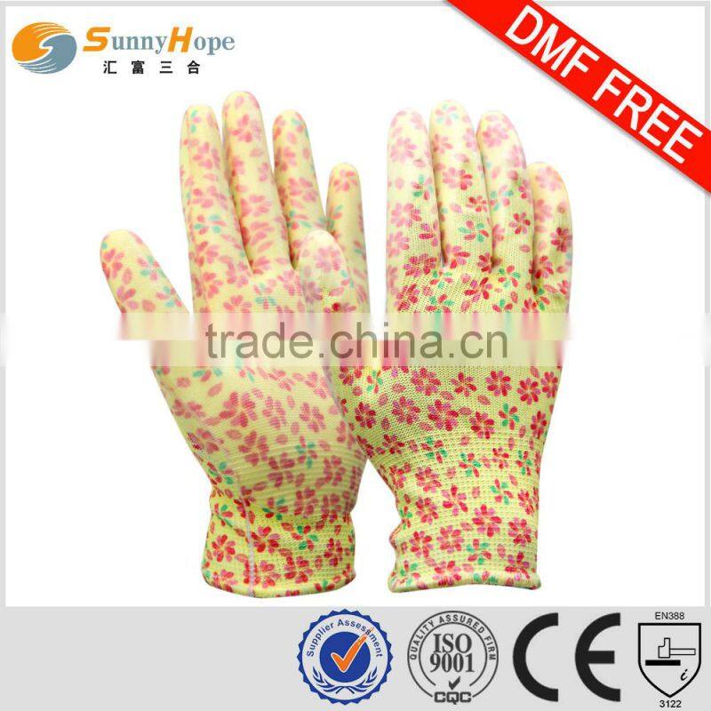 sunnyhope Printing gardening gloves DMF free