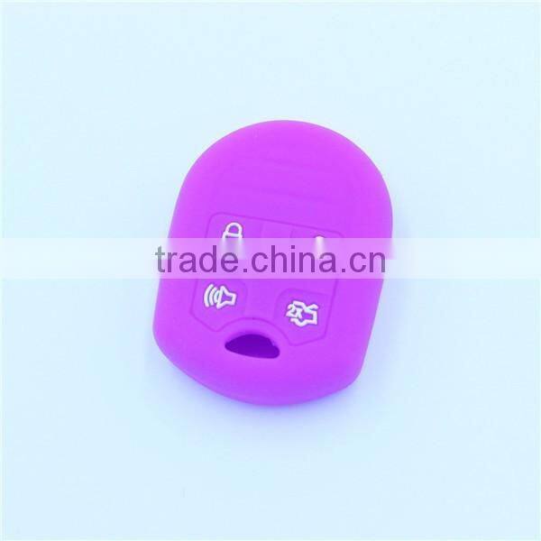 Silicone rubber key shell, key cover for ford 4 buttons in stcok, many color