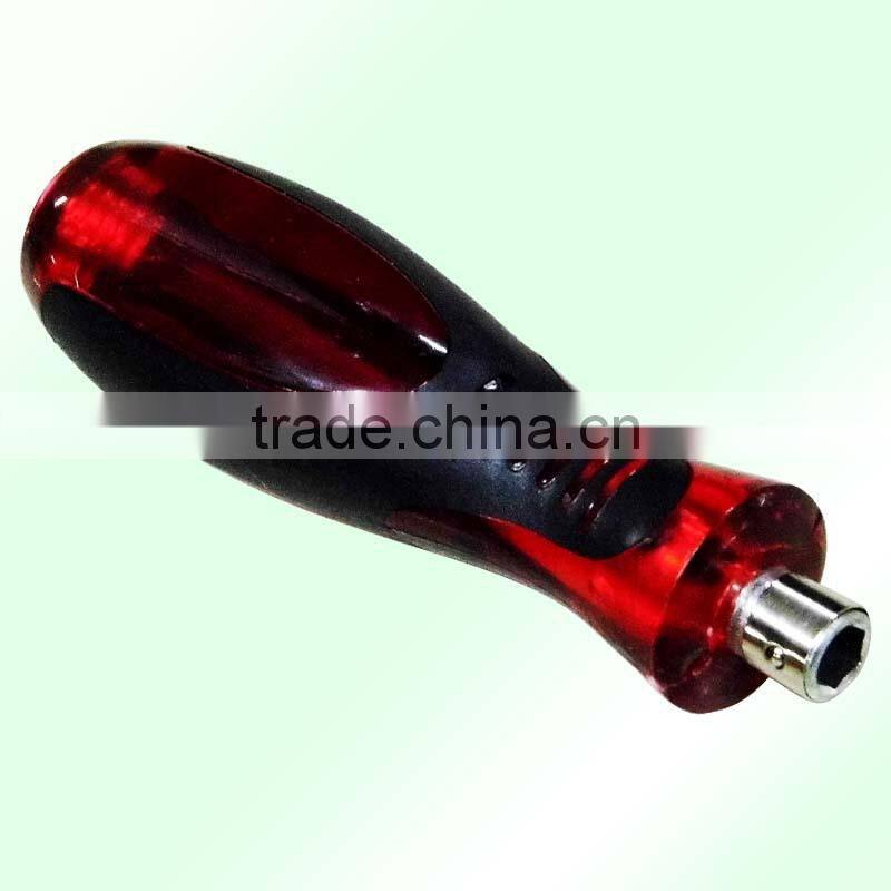 D1039 312 Blue or Brown transparent wear heart handle with two use screwdriver