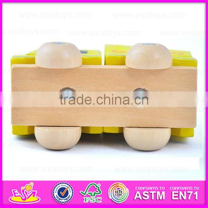 2017 Best design kids funny wooden classic car toy for sale W04A240