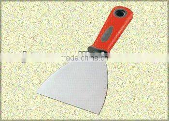 red TPR handle stainless steel putty knife