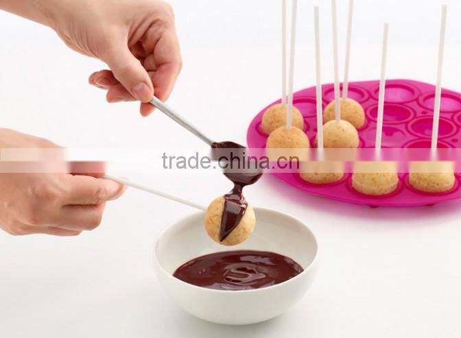 Silicone chocolate mould ball shape jelly cake mould cake decorating perforated baking tray