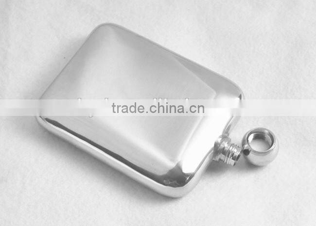 2016 outdoor new hip flask 6oz mini stainless steel hip flask round medium