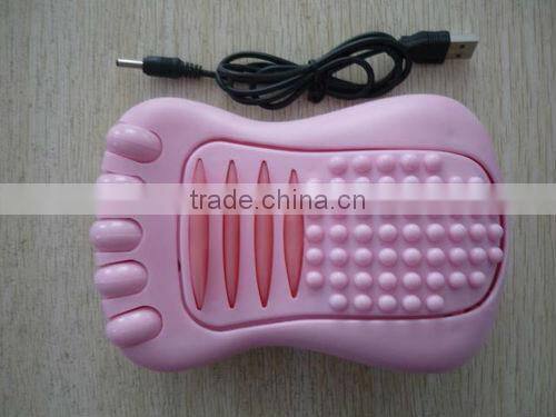 battery foot massager/2013 newest abs Electric foot massager with usb