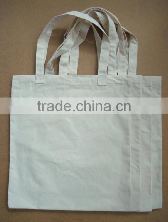 High Quality Large Capacity Organic Cotton Blank Shopping Tote Bag