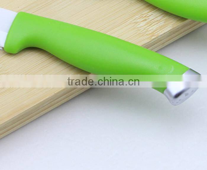 Ceramic Knives Set with Rubber Handle