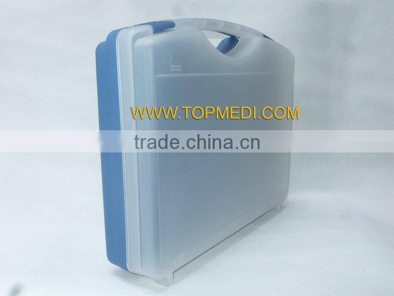 With handle plastic storage box cases