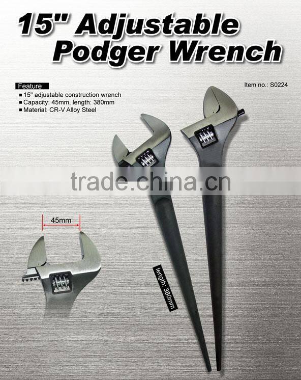 15" Adjustable Podger Wrench
