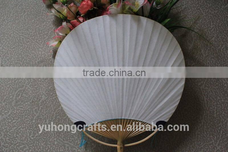 Top Sale Novelty Promotional Round Paper Hand Fan