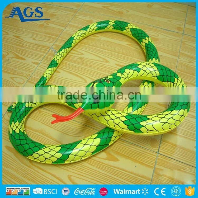 Vivid Wild Animal Green Snake Toy custom inflatable toy