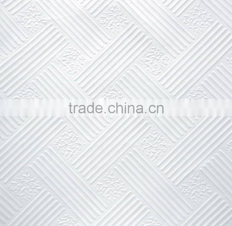 Easy to clean pvc gypsum ceiling board