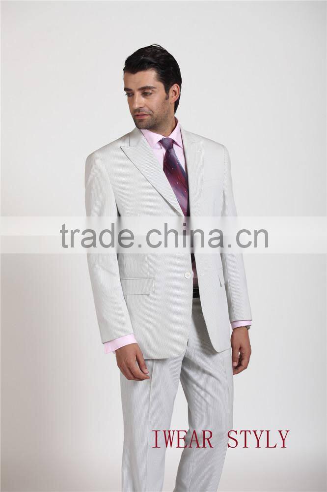 Stripe 2PCS business suits for man / jacket & pant