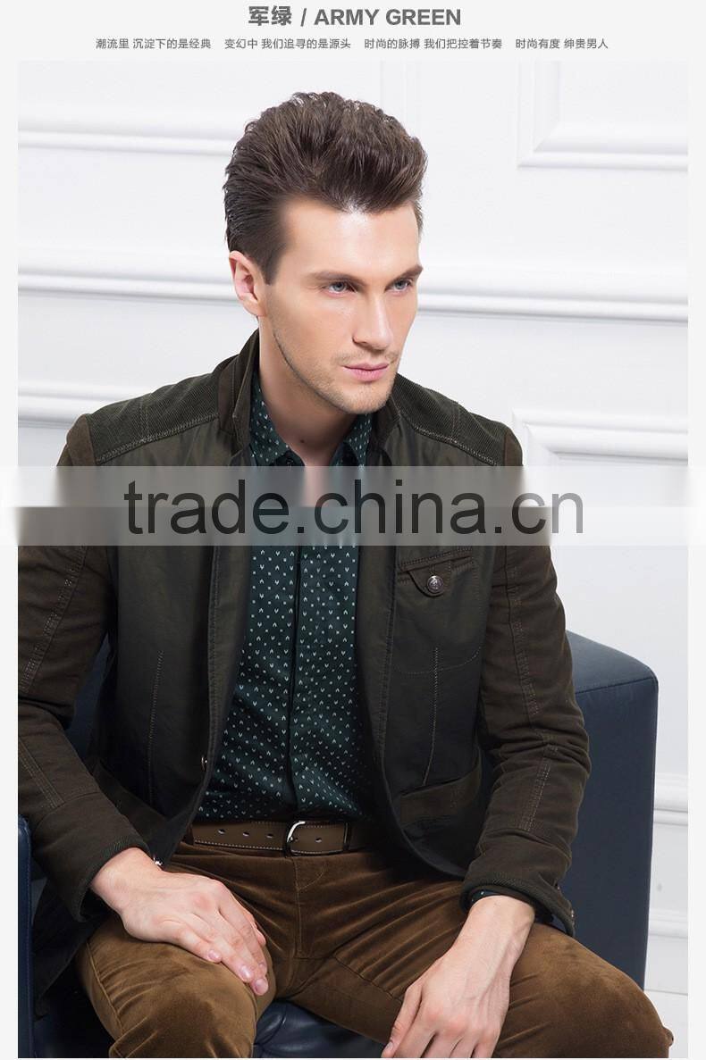 2016 New stylish gentlement causal suit ,leisure suit