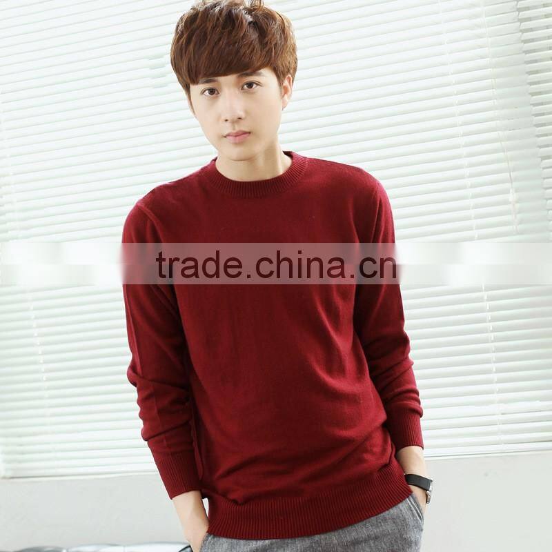 Men Sweater 2017 Custom Cotton Wool Knitted latest sweater designs for men