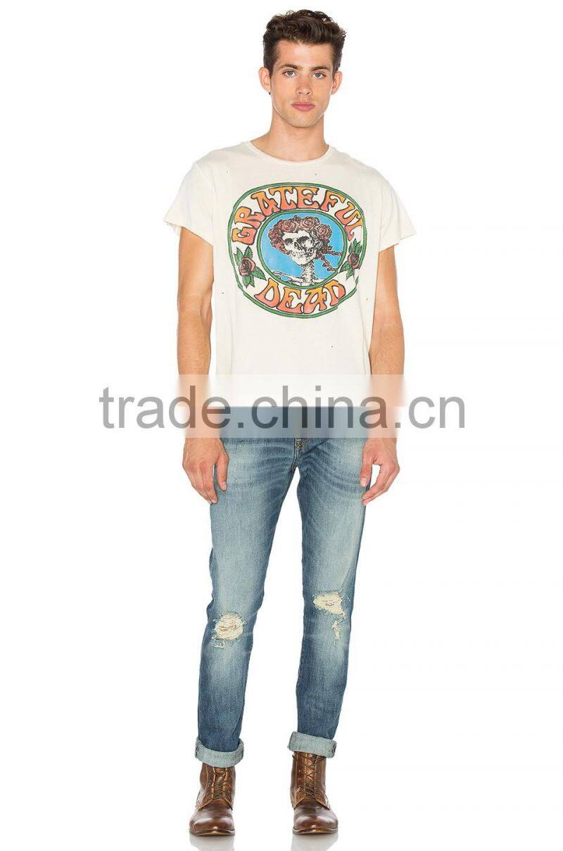 Modern new design style men's sport new pattern t-shirts