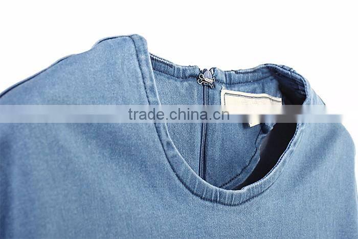 casual embroidered loose plain new model girls' summer latest 2016 new arrival ladies western dress fashion designs photos