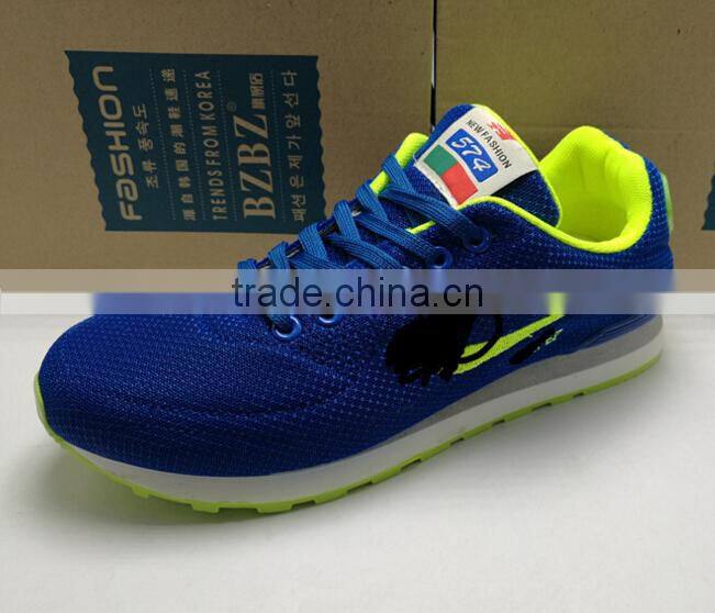 GZY factory Guangzhou stock fashion breathable men shoes 2017