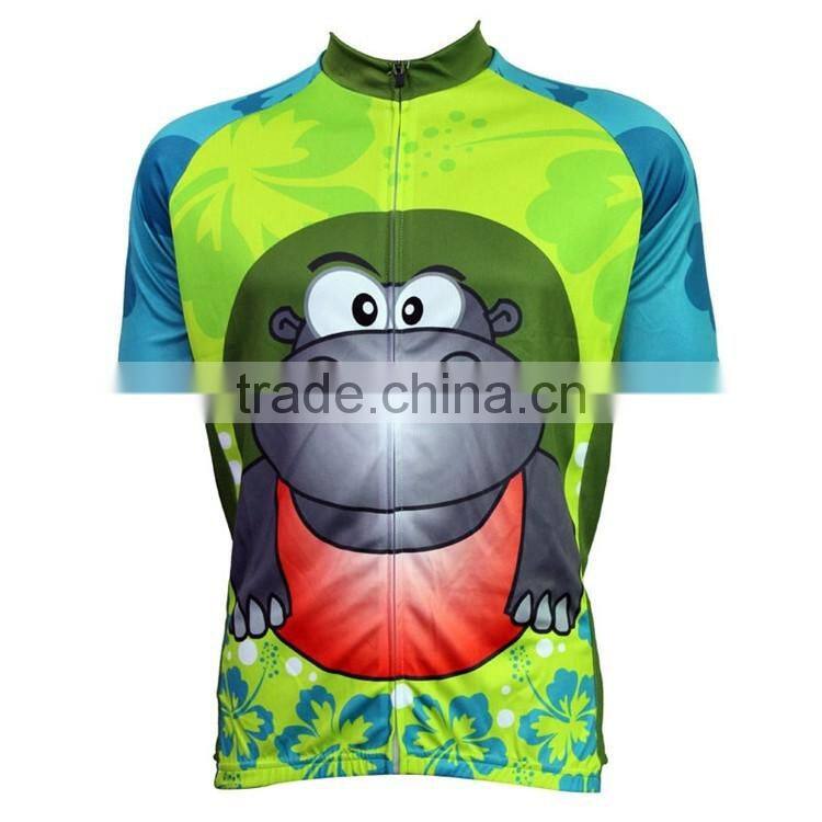 Kroad china sublimation print manufacturer fluorescent green/yellow cycling pro team jerseys