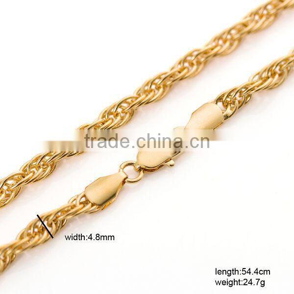 simple fashion link chain necklace