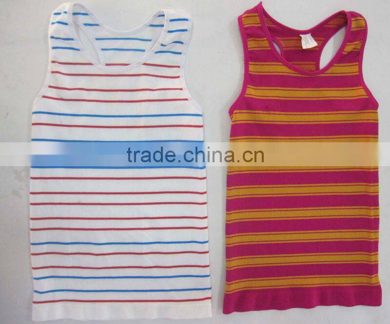 Seamless Sexy Stripe Tank Top Camisole VARIOUS COLOR