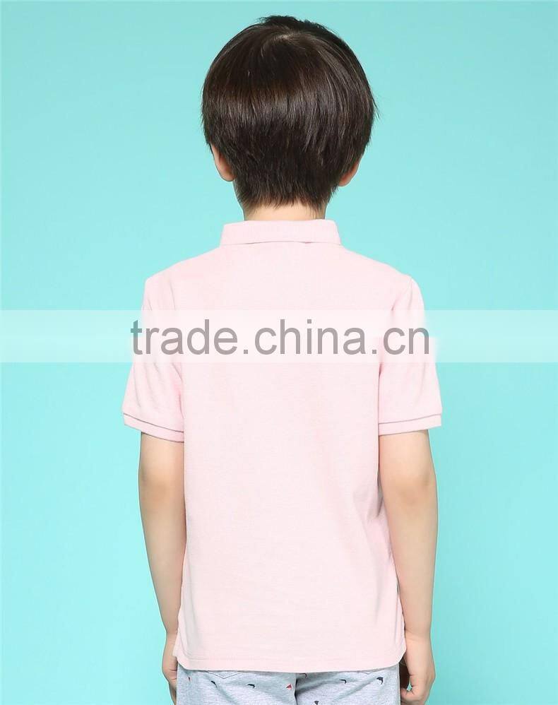 fashion new 2016 boys T shirts white casual boys t shirt /polo t shirts kids brand with short sleeve