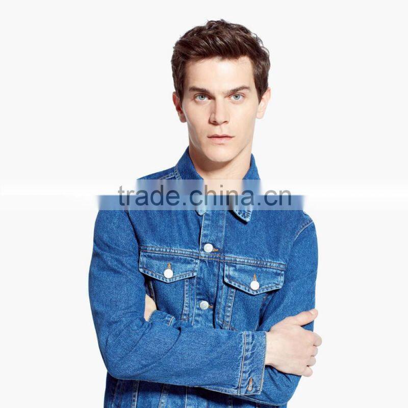 light blue classic mens jacket fashion wear high quality