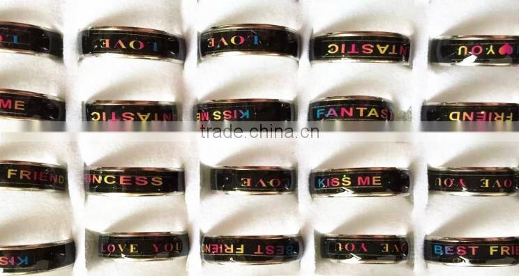 Ladies silver round love wedding ring for couple in love