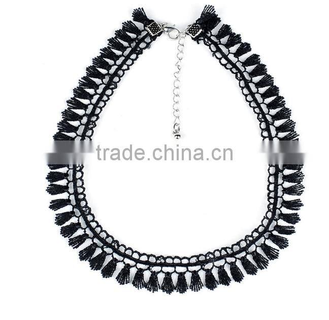 fabric lace choker necklace elegant woman necklace jewelry