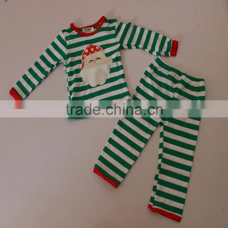 Baby Outfits Top Match Long Sleeve Cotton Pants Set Christmas Cute clothing Santa Kids Clothes