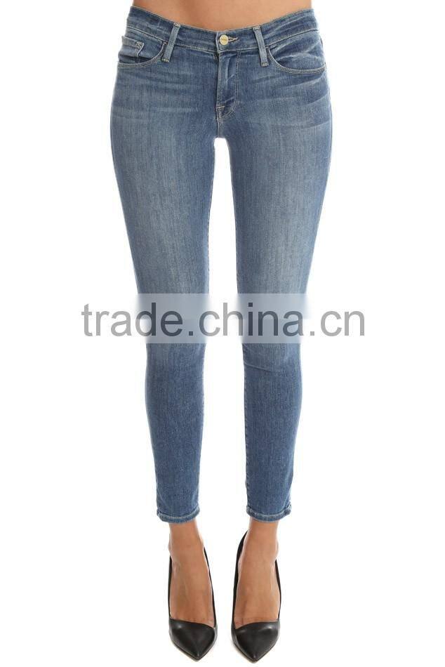 2016 new arrival no brand name lady pants,custom lady pants,denim lady pants