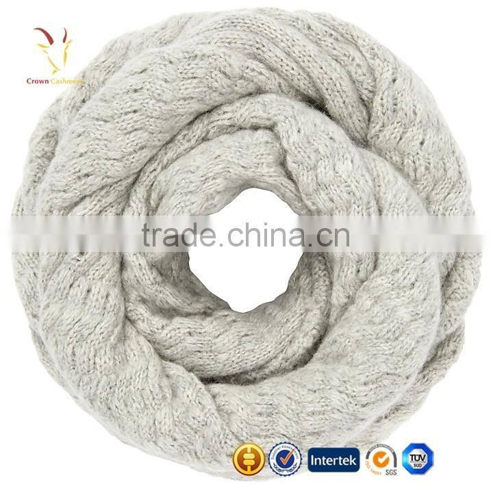 Made Round Scarf Cashmere Merino wool Scarf