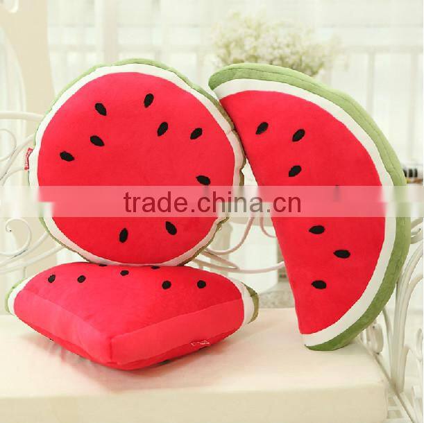 OEM watermelon polyester custom wholesale sofa foam throw pillow
