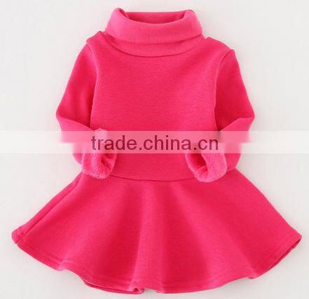 OEM Casual Latest Modern Baby Girl Winter One-Piece Dresses