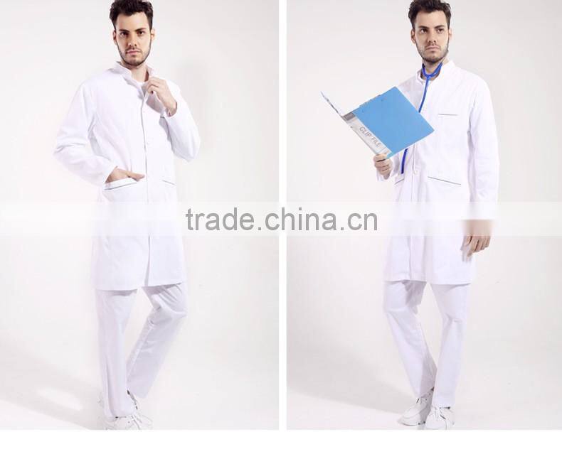 male and female design nurse white uniform