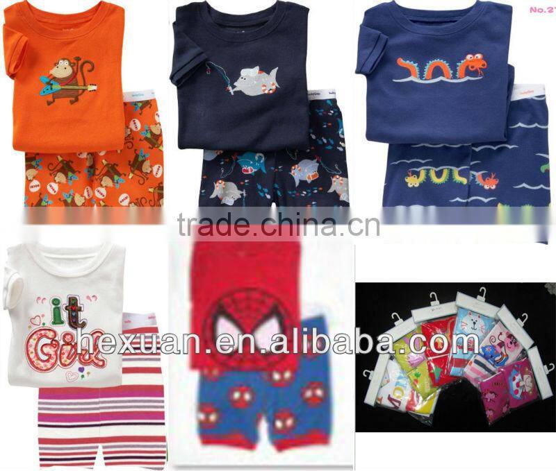 Wholesale Cotton Baby Kids Pyjamas Wholesale