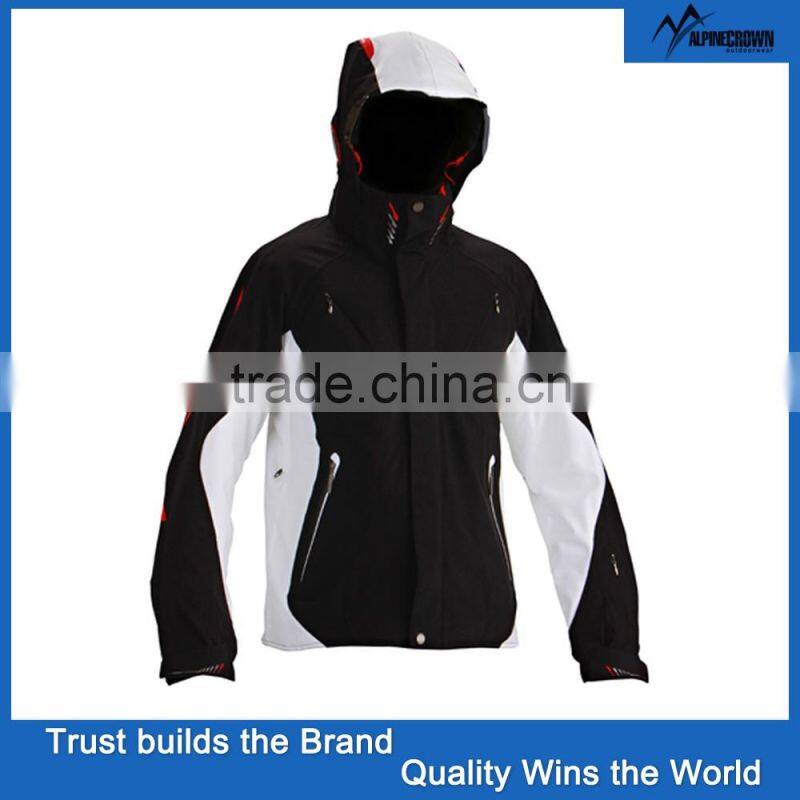 2017 OEM fully seam taped mens ski jacket