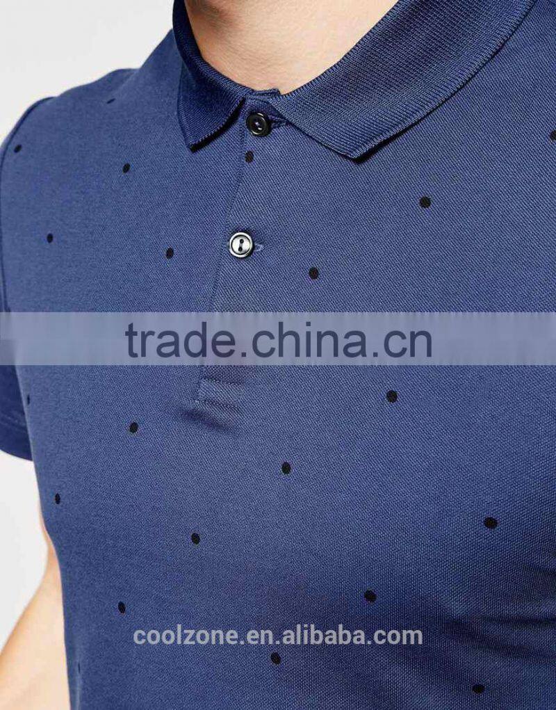 2015 fashion comfortable short sleeve slim fit polo shirt