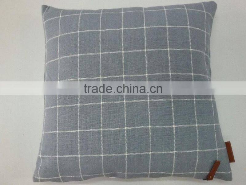 Linen look cotton cushion cover
