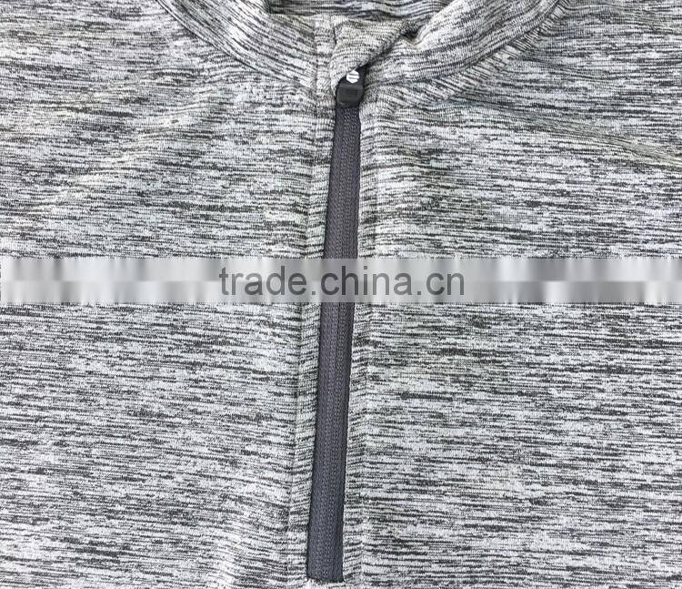 1/4 zipper sport t-shirt quick dry polo shirt