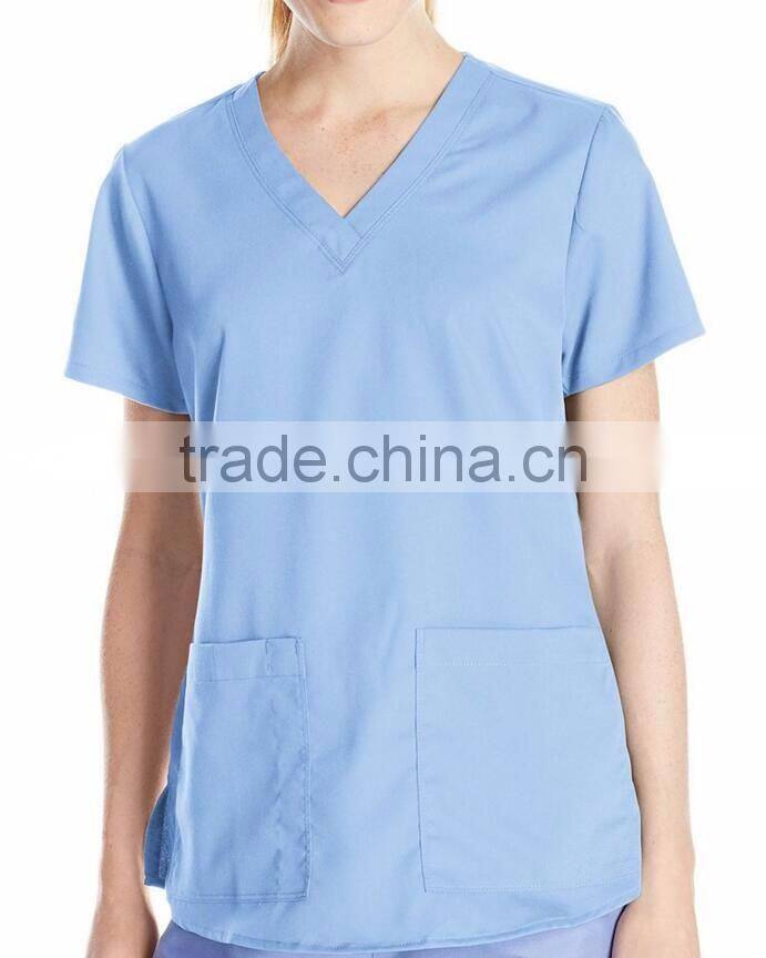Latest design nurse scrub uniform medical uniform