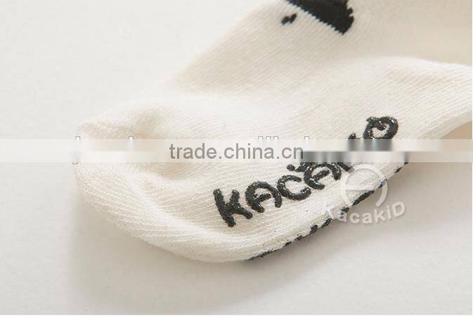 cute animal baby cotton socks, silicone print baby socks
