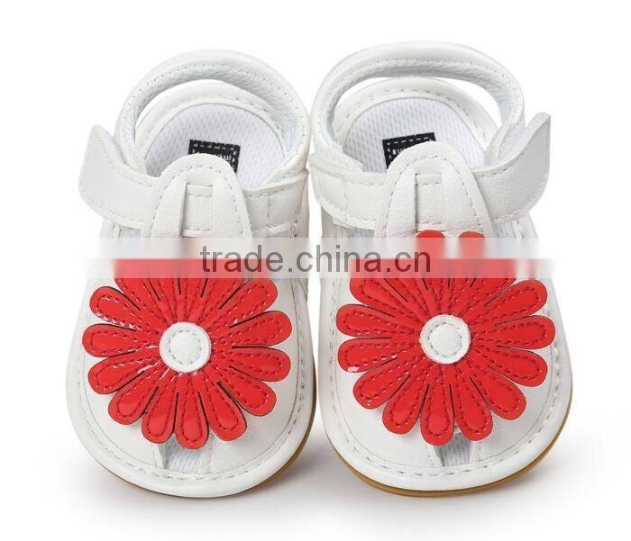 sunflower baby summer sandals, baby leather sandals