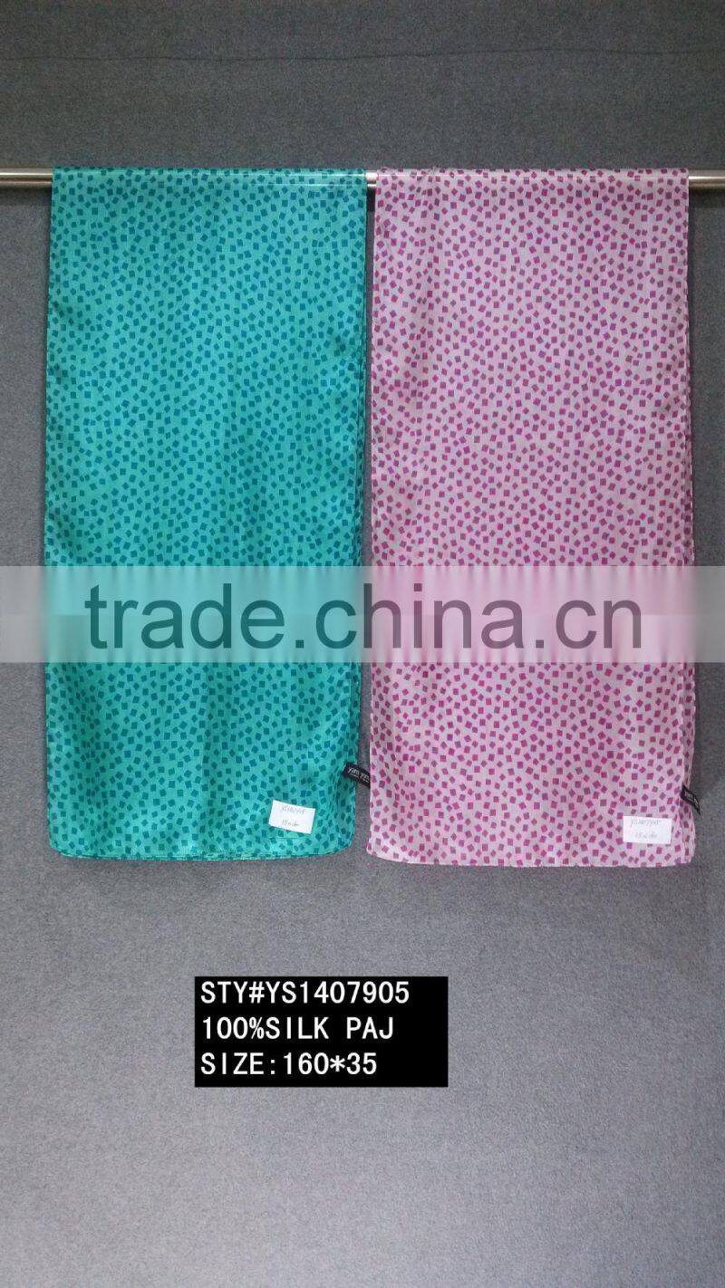 WHOLESALE NEWEST PRINTED SILK SCARF