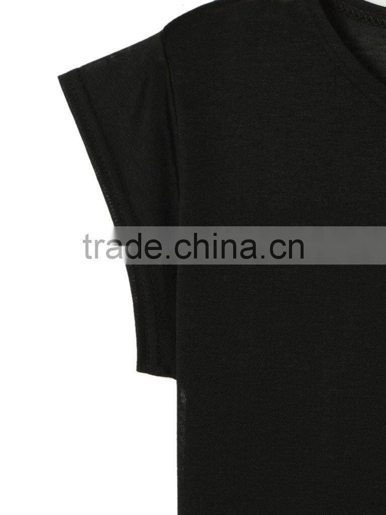 Womens club wear sexy fitness crop top